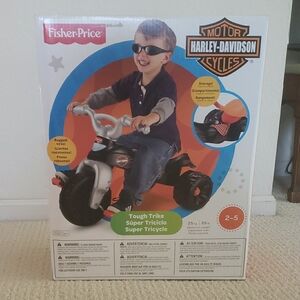 Fisher-Price Harley-Davidson Tough Trike - Black and Orange